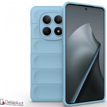 Magic Shield guminis dėklas - šviesiai mėlynas (Xiaomi Redmi Note 15 5G/4G/Poco M8 5G)